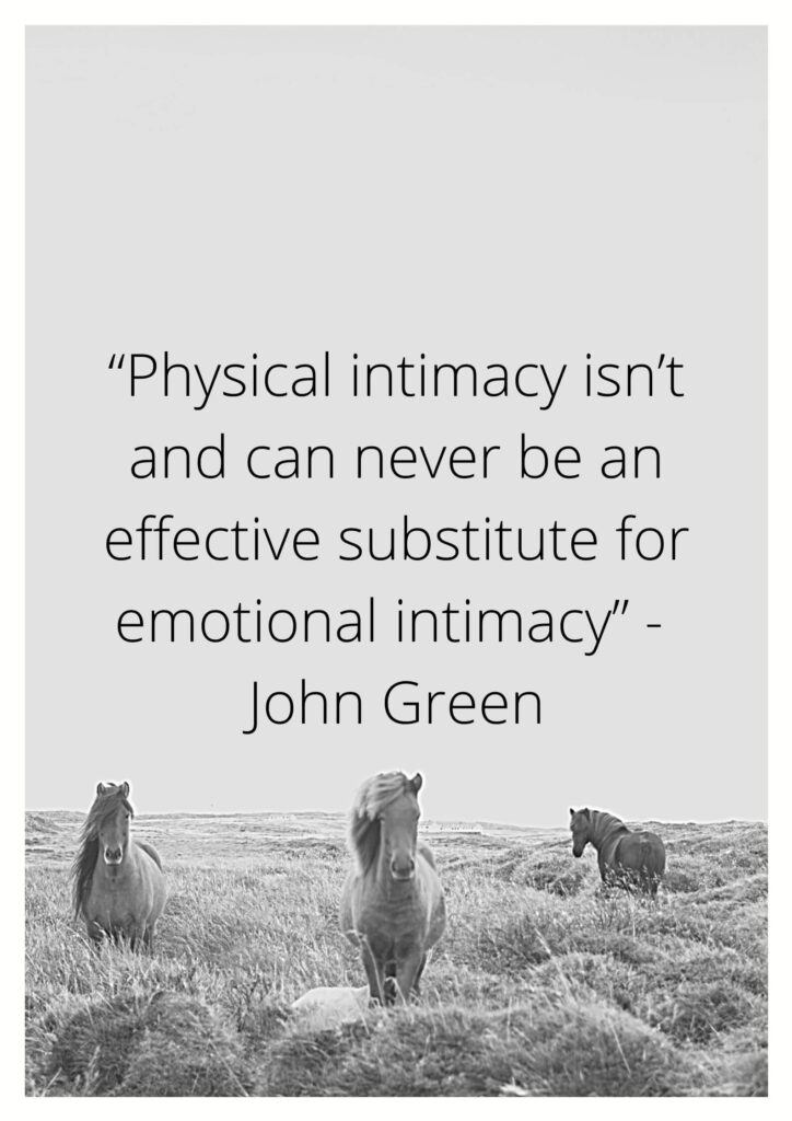 lack of intimacy quotes