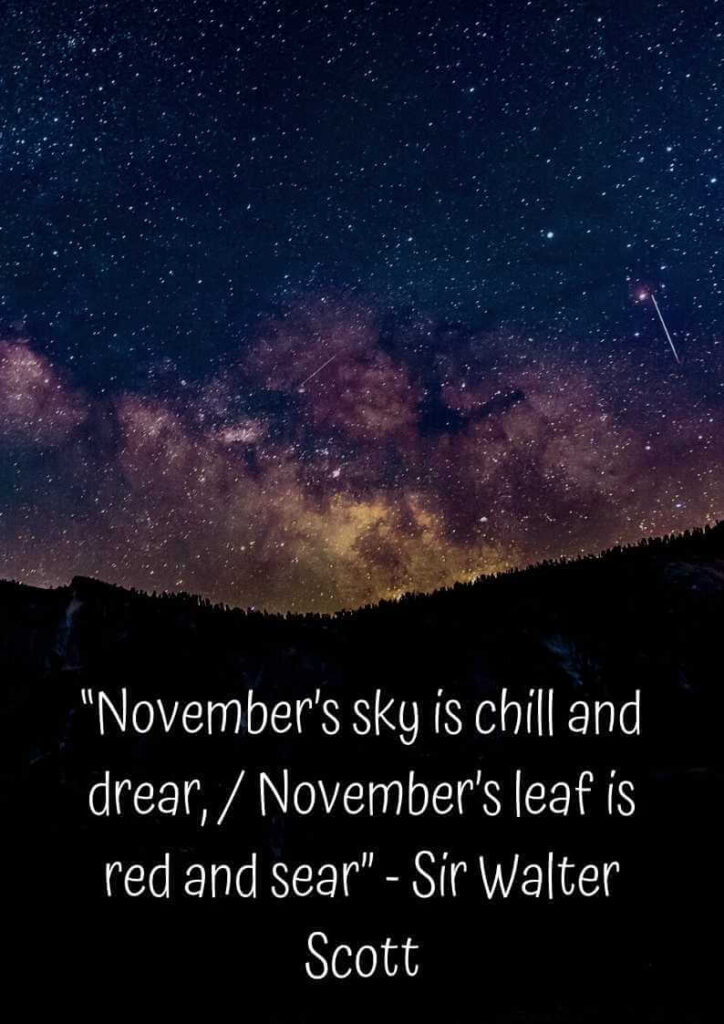 quotes about november weather
