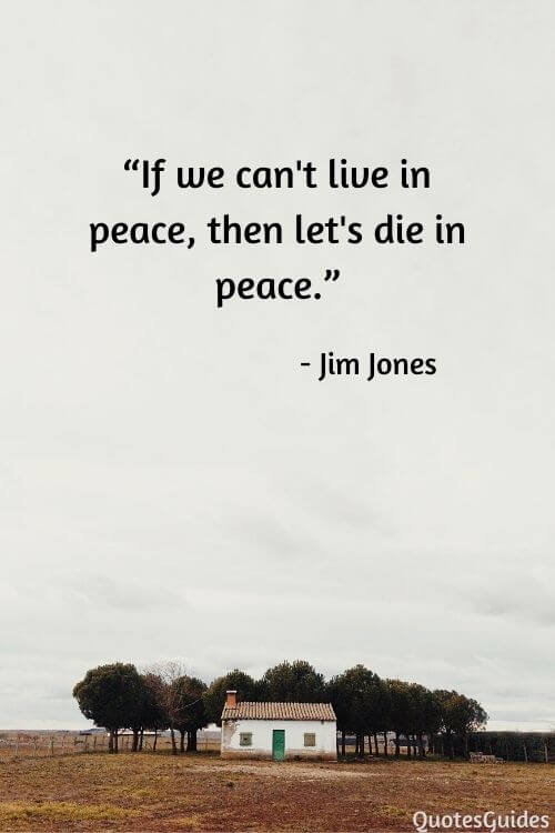 jim jones quotes on death