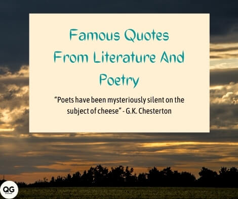 famous quotes from literature and poetry